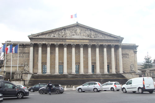 L'Assemblée nationale - Façade sur le quai d'Orsay