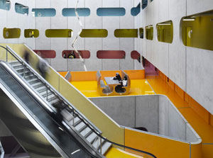 L’Atrium M16 de Jussieu - Le vide central L’Atrium M16 de Jussieu - Le vide central