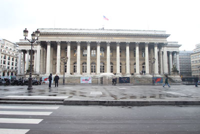 Le palais Brongniart - La Bourse Le palais Brongniart - La Bourse
