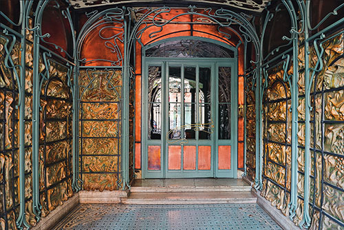 Le Castel Beranger : le hall d'entrée Le Castel Beranger : le hall d'entrée