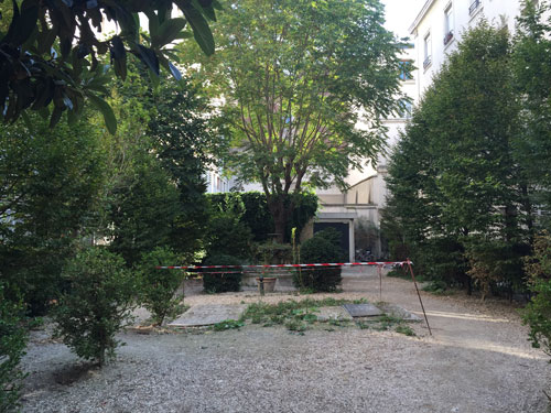 La cité Napoléon - Le jardin La cité Napoléon - Le jardin