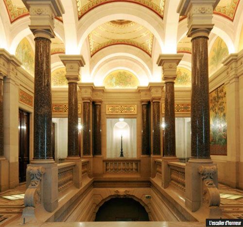 Le Comptoir National d’Escompte de Paris : l'escalier d'honneur Le Comptoir National d’Escompte de Paris : l'escalier d'honneur