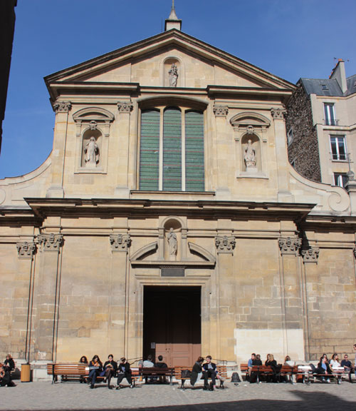 L'église Saint-Joseph des Carmes - La façade L'église Saint-Joseph des Carmes - La façade