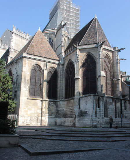 L'église Saint-Gervais - Chapelles rayonnantes autour du chœur