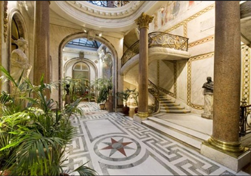 Le Musée Jacquemart-André : l'escalier d'honneur Le Musée Jacquemart-André : l'escalier d'honneur