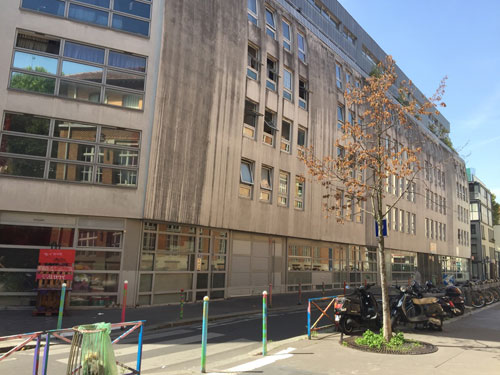 Façade des logements, rue Charles Delescluze Façade des logements, rue Charles Delescluze