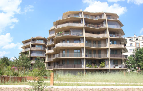 Logements sociaux, boulevard Sérurier Logements sociaux, boulevard Sérurier