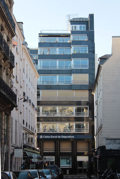 Immeuble de bureaux, rue de Caumartin Immeuble de bureaux, rue de Caumartin