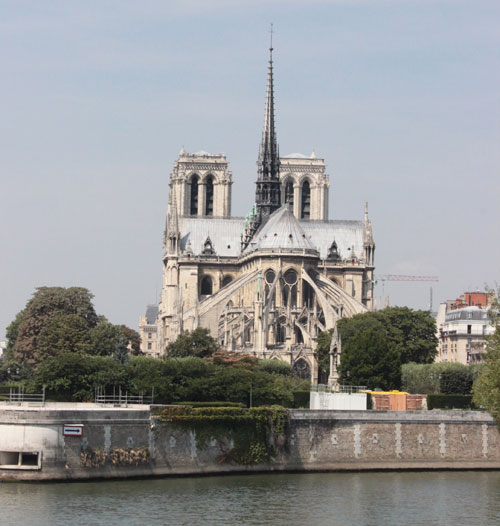 La cathédrale Notre-Dame de Paris - Le chevet La cathédrale Notre-Dame de Paris - Le chevet