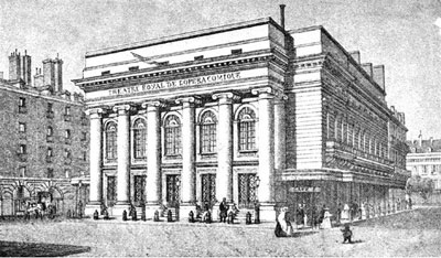 L’opéra Comique - La première salle (détruite) L’opéra Comique - La première salle (détruite)