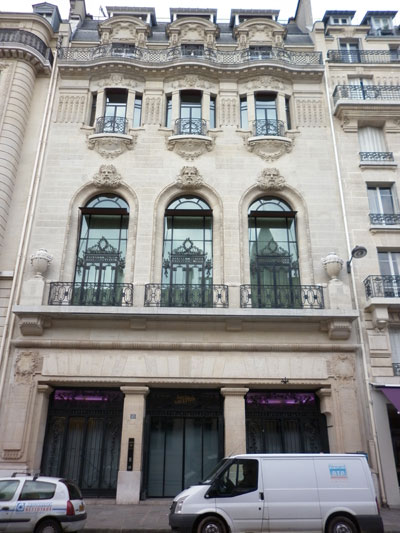 Le Palais du Prolétariat : la façade donnant sur la rue Le Palais du Prolétariat : la façade donnant sur la rue