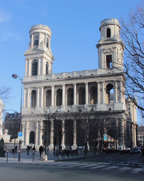 L’église Saint-Sulpice - La façade exécutée par Servandoni