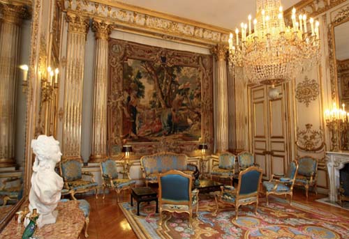 Le palais de l’Elysée - La salon Pompadour Le palais de l’Elysée - La salon Pompadour
