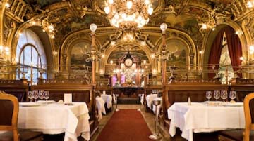 La gare de Lyon - Le restaurant le Train Bleu La gare de Lyon - Le restaurant le Train Bleu