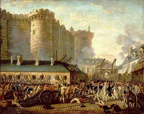 La prise de la Bastille le 14 juillet 1789