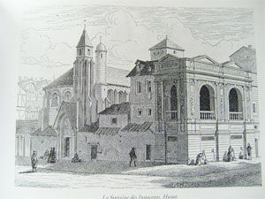 La fontaine des Innocents - Elévation d'origine La fontaine des Innocents - Elévation d'origine