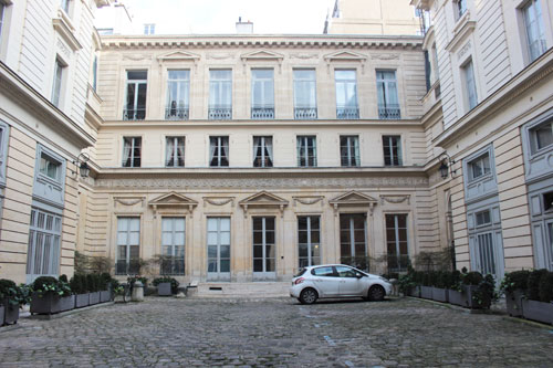 L'hôtel Titon - Façade sur cour
