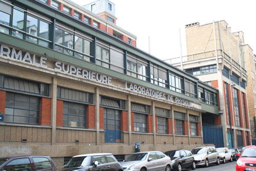 L’Ecole Normale Supérieure : le laboratoire rue Lhomond L’Ecole Normale Supérieure : le laboratoire rue Lhomond