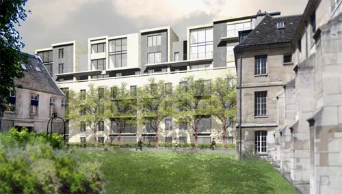 L’hôpital Laennec – Nouveaux immeubles d'habitation L’hôpital Laennec – Nouveaux immeubles d'habitation