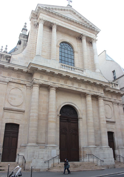 L'église de l'Oratoire du Louvre - La façade L'église de l'Oratoire du Louvre - La façade