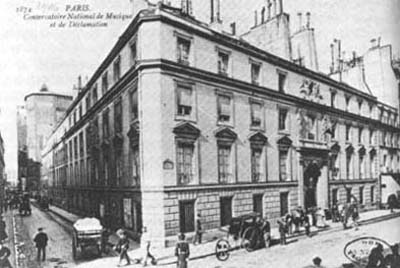 L'hôtel des menus-Plaisirs en 1874 - Conservatoire national de Musique et de Déclamation (démoli)