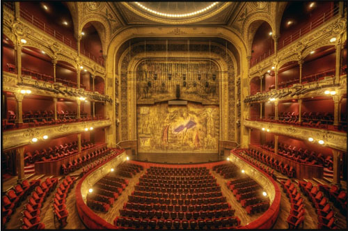 Le théâtre du Châtelet - La salle Le théâtre du Châtelet - La salle