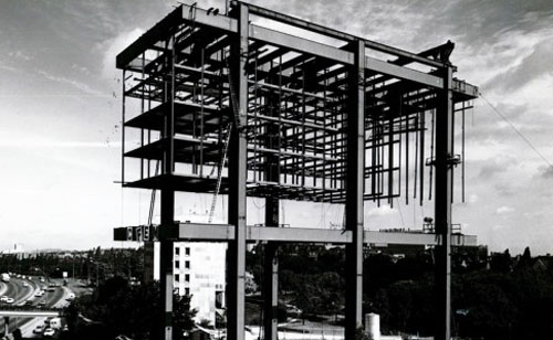 L' ex pavillon de l'Iran - La structure porteuse L' ex pavillon de l'Iran - La structure porteuse