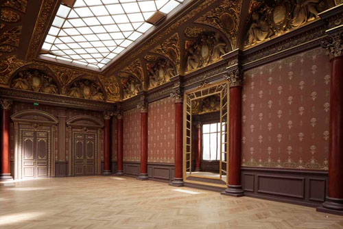 L'hôtel de Mercy-Argenteau - La salle des Fêtes L'hôtel de Mercy-Argenteau - La salle des Fêtes