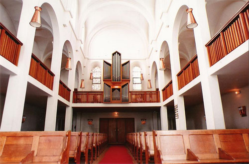 L'église évangélique allemande - la nef