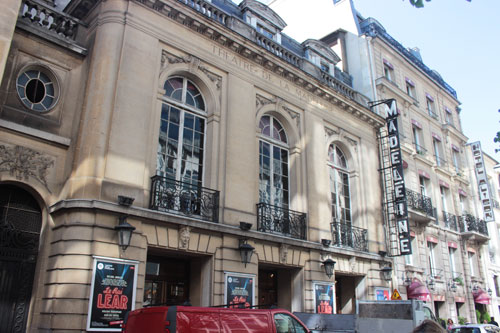 Le théâtre de la Madeleine - La façade Le théâtre de la Madeleine - La façade