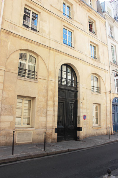 L'hôtel Mansart de Sagonne - Le bâtiment sur rue L'hôtel Mansart de Sagonne - Le bâtiment sur rue