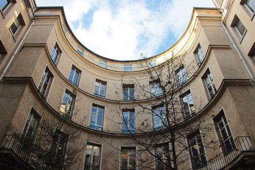L'hôtel Lebrun - Etat actuel de la façade sur cour L'hôtel Lebrun - Etat actuel de la façade sur cour
