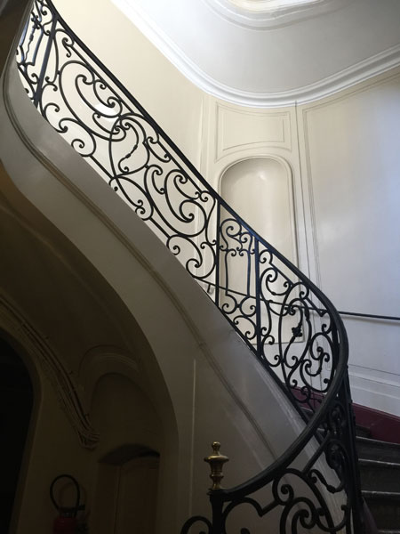 L'hôtel d'Osmont - La cage d'escalier L'hôtel d'Osmont - La cage d'escalier