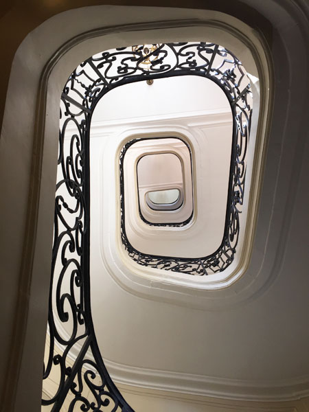 L'hôtel d'Osmont - La cage d'escalier L'hôtel d'Osmont - La cage d'escalier