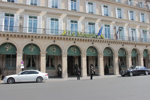 Le Meurice - La façade sur la rue de Rivoli Le Meurice - La façade sur la rue de Rivoli