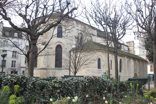 Eglise Saint-Julien-le-pauvre - Vue du chevet Eglise Saint-Julien-le-pauvre - Vue du chevet