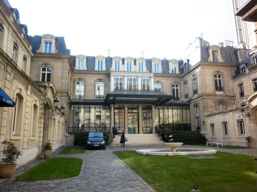 L'hôtel de Talhouet-Roy - La façade sur cour