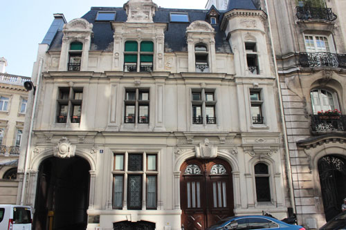 L'hôtel Henri Menier - La façade sur rue L'hôtel Henri Menier - La façade sur rue