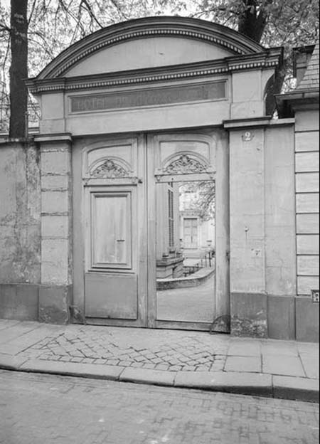 Hôtel de Chaneleilles - Le portail