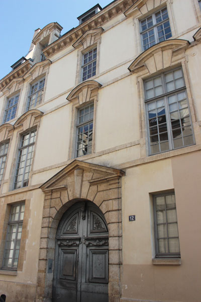 L'hôtel de Launay - La façade sur rue