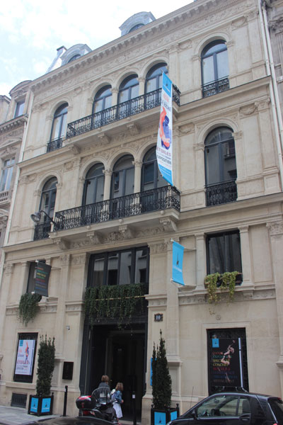 L'hôtel Soltykoff - La façade sur la rue Volney L'hôtel Soltykoff - La façade sur la rue Volney