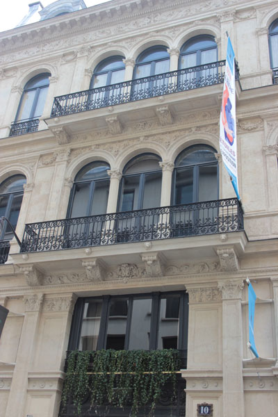 L'hôtel Soltykoff - Détail de la façade L'hôtel Soltykoff - Détail de la façade