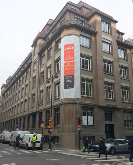 Art&Co : à gauche la façade sur la rue de Bercy