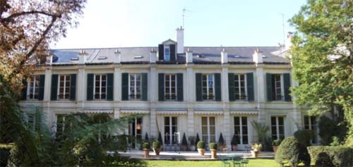 L'hôtel de Maillebois : la façade sur le jardin