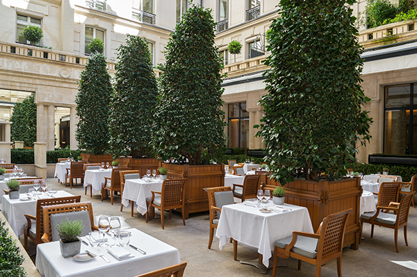 L'hôtel Park Hyatt Paris Vendôme : la terrasse