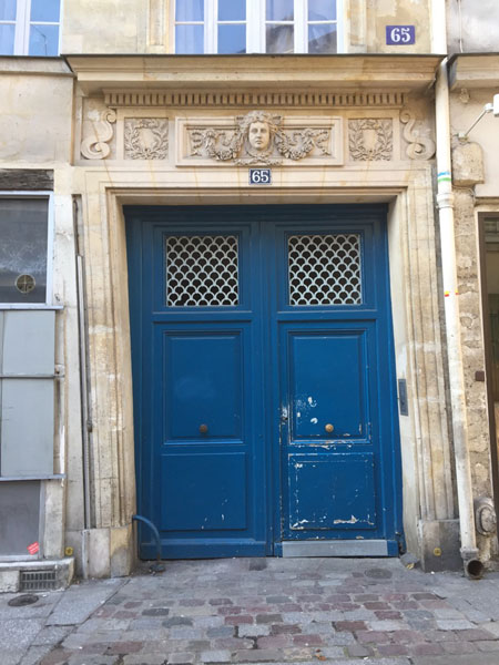 L'hôtel de Chatillon : le portail L'hôtel de Chatillon : le portail