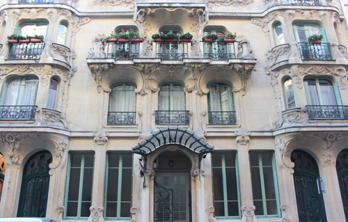 Immeuble Art nouveau Rue du Champs-de-Mars
