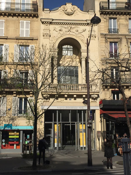 La fondation Jérome Seydoux-Pathé : la façade de l'ancien théâtre des Gobelins a été conservée La fondation Jérome Seydoux-Pathé : la façade de l'ancien théâtre des Gobelins a été conservée