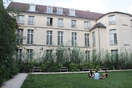L'hôtel de Coulanges : la façade sur le jardin