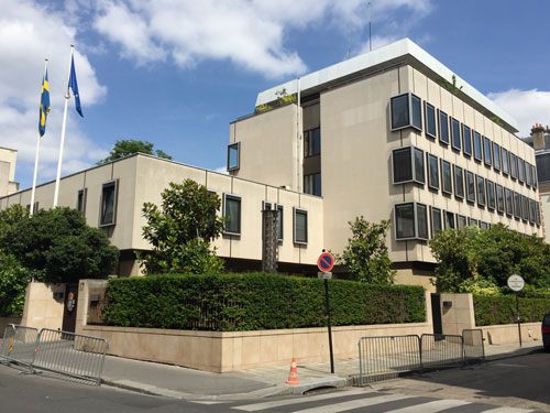 L'ambassade de Suède